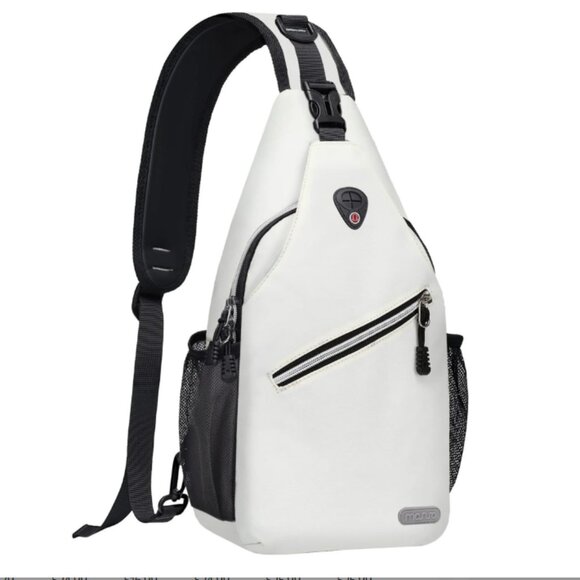 NEW Mosiso Sling Backpack Multipurpose Crossbody Bag in Ivory - Picture 6 of 6